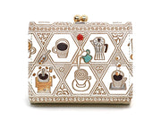 Coffee Small GAMAGUCHI Trifold Wallet
