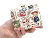 Stamps Small GAMAGUCHI Trifold Wallet
