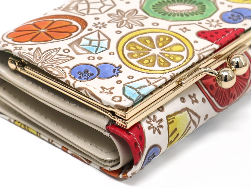 Fruit Punch Small GAMAGUCHI Trifold Wallet | BUNKOYA OOZEKI