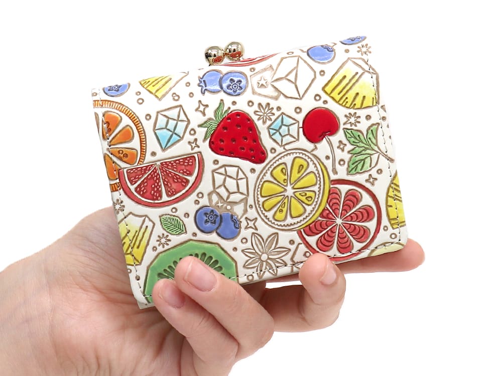 Fruit Punch Small GAMAGUCHI Trifold Wallet