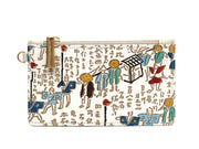 Daimyo Procession with Kanji Thin Card Case