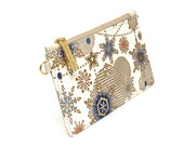 Snow Ornaments (Blue) Thin Card Case