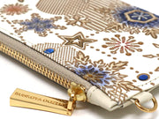 Snow Ornaments (Blue) Thin Card Case