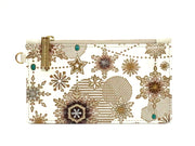 Snow Ornaments (Brown) Thin Card Case