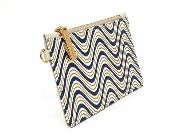YOKONAMI Waves (Navy) Thin Card Case