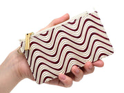 YOKONAMI Waves (Wine) Thin Card Case