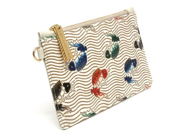 Carps leaping the waterfall  Thin Card Case