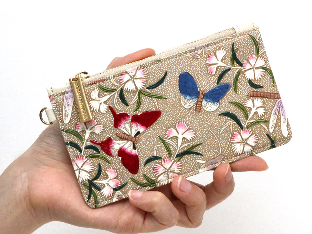 Dianthus Flowers Thin Card Case