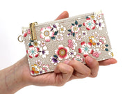 Colorful Cherry Blossoms Thin Card Case