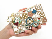 Gears Of Time (Blue-Green) Thin Card Case