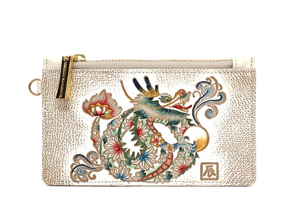Chinese Zodiac: Flower Dragon Thin Card Case