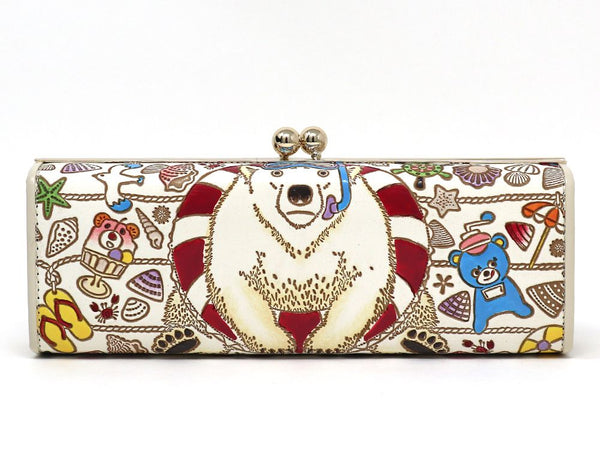 Seaside Bear GAMAGUCHI Pen Case