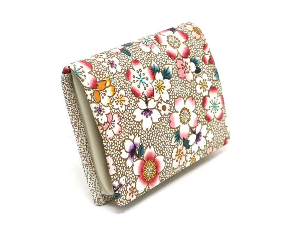 Colorful Cherry Blossoms Square Coin Purse