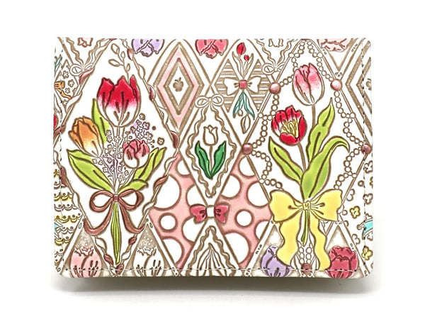 Tulips Square Coin Purse
