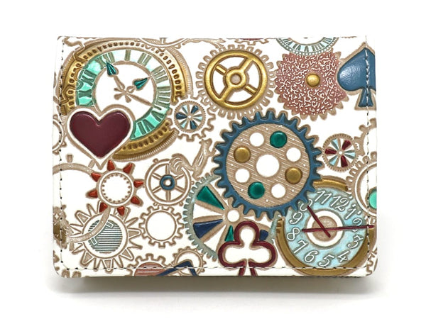 Gears Of Time (Blue-Green) Square Coin Purse