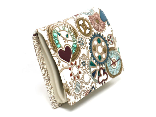 Gears Of Time (Blue-Green) Square Coin Purse