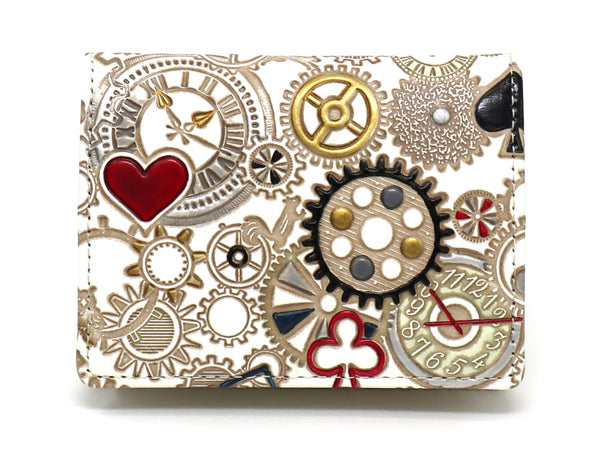Gears Of Time (Red-Black) Square Coin Purse