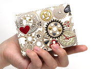 Gears Of Time (Red-Black) Square Coin Purse