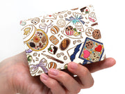 Chocolate Square Coin Purse