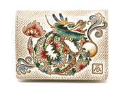 Chinese Zodiac: Flower Dragon Square Coin Purse