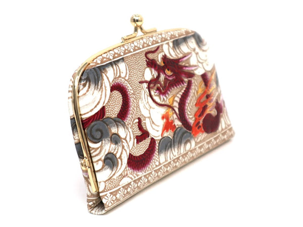 Dragon (Wine) GAMAGUCHI Small Clasp Purse