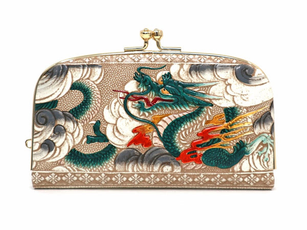 Dragon (Green) GAMAGUCHI Small Clasp Purse