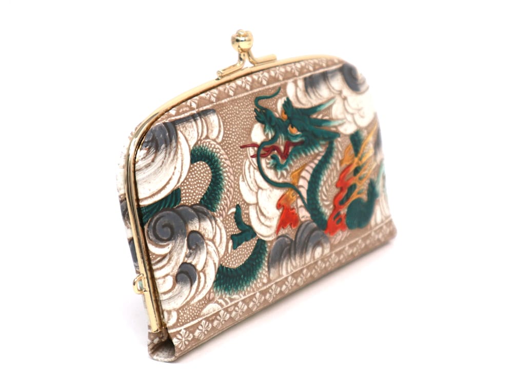 Dragon (Green) GAMAGUCHI Small Clasp Purse