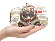 Knitting Bear GAMAGUCHI Small Clasp Purse