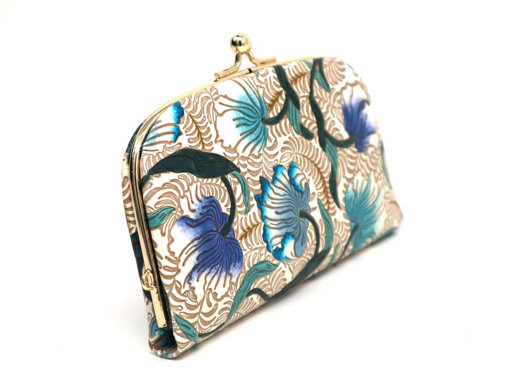 North Garden (Turquoise) GAMAGUCHI Small Clasp Purse