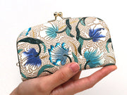 North Garden (Turquoise) GAMAGUCHI Small Clasp Purse