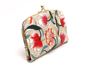 North Garden (Coral) GAMAGUCHI Small Clasp Purse