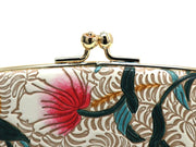 North Garden (Coral) GAMAGUCHI Small Clasp Purse