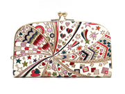 Glossy Hearts GAMAGUCHI Small Clasp Purse