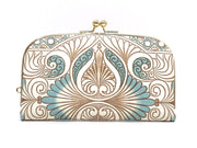 Rocaille (Blue) GAMAGUCHI Small Clasp Purse