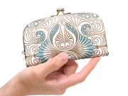 Rocaille (Blue) GAMAGUCHI Small Clasp Purse