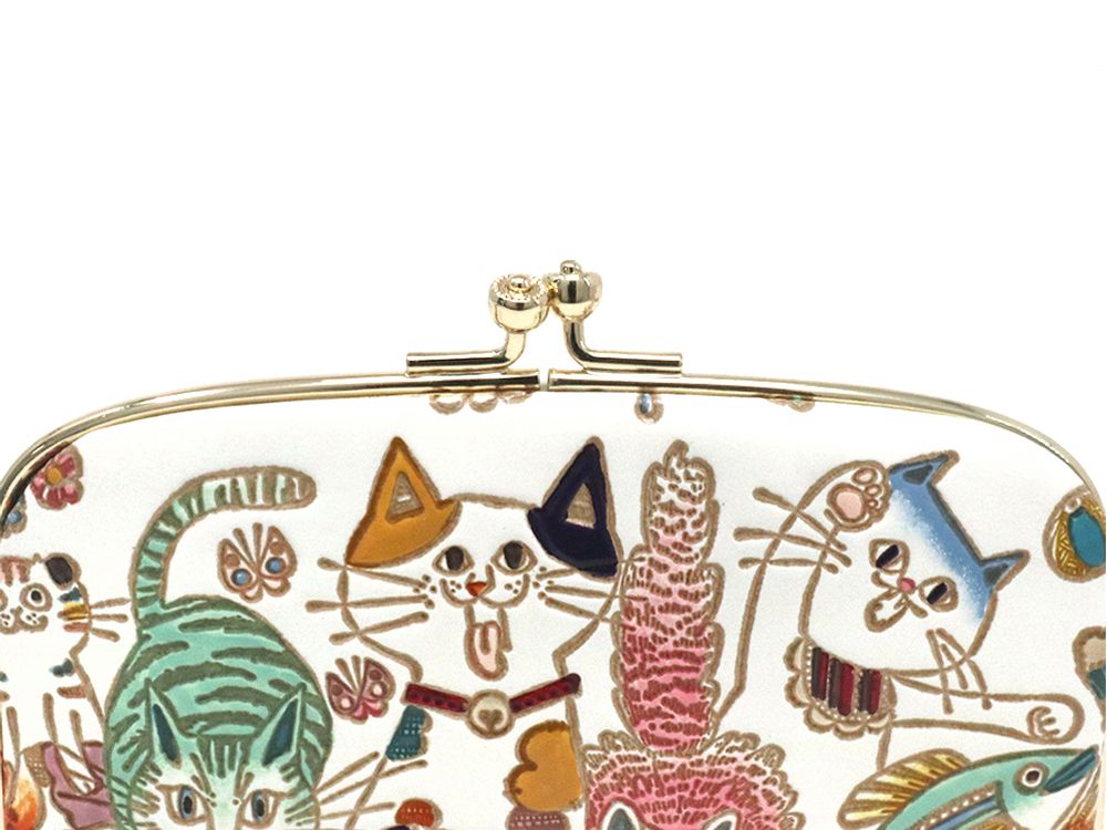 Cats GAMAGUCHI Small Clasp Purse
