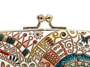 Camouflaged Cats GAMAGUCHI Small Clasp Purse