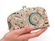 Camouflaged Cats GAMAGUCHI Small Clasp Purse