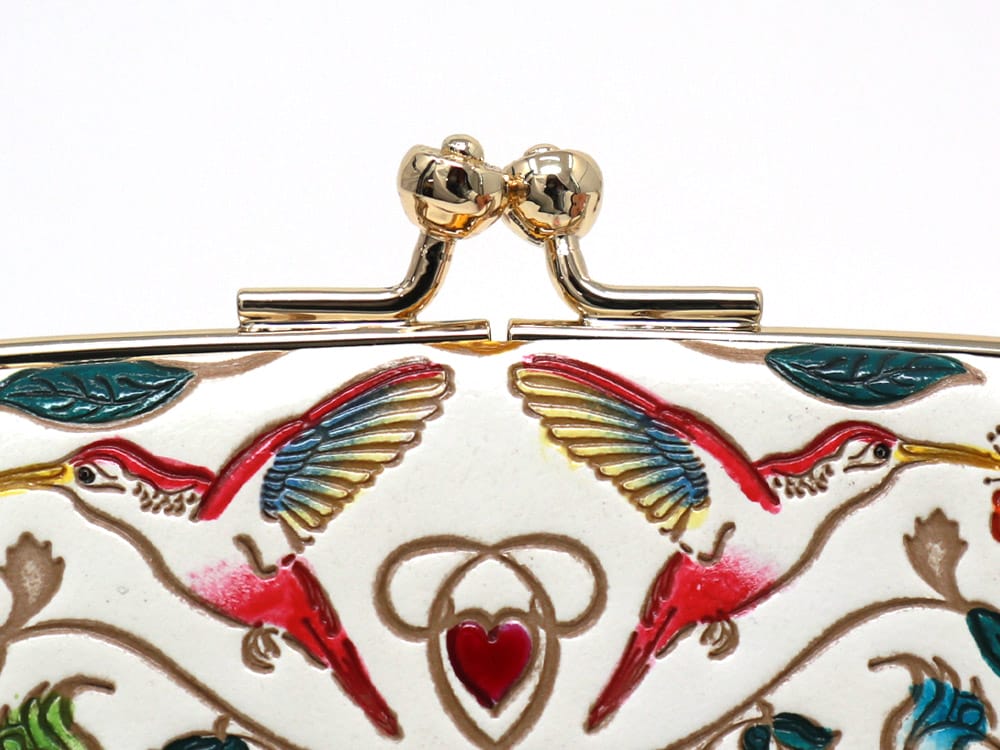Hummingbirds GAMAGUCHI Small Clasp Purse