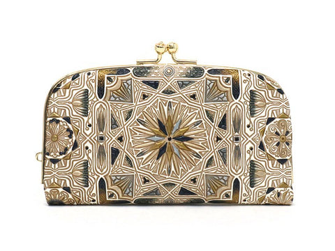 Carreau (Black) GAMAGUCHI Small Clasp Purse