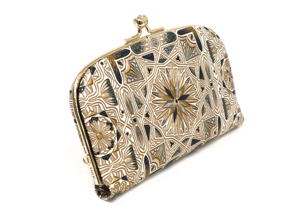Carreau (Black) GAMAGUCHI Small Clasp Purse