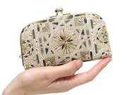 Carreau (Black) GAMAGUCHI Small Clasp Purse