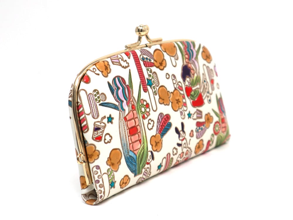 Popcorn Girl (Vitamin colors) GAMAGUCHI Small Clasp Purse