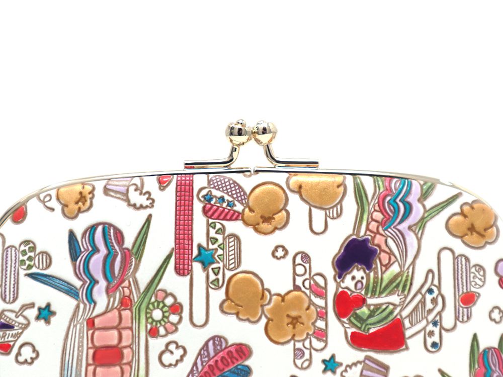 Popcorn Girl (Vitamin colors) GAMAGUCHI Small Clasp Purse