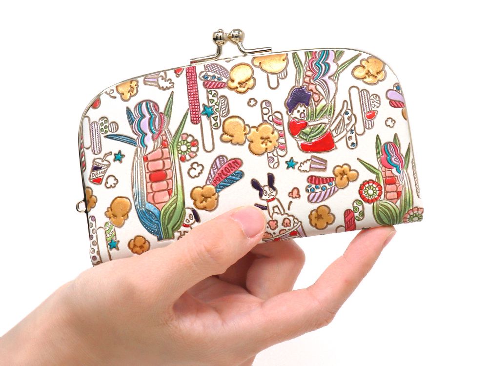 Popcorn Girl (Vitamin colors) GAMAGUCHI Small Clasp Purse