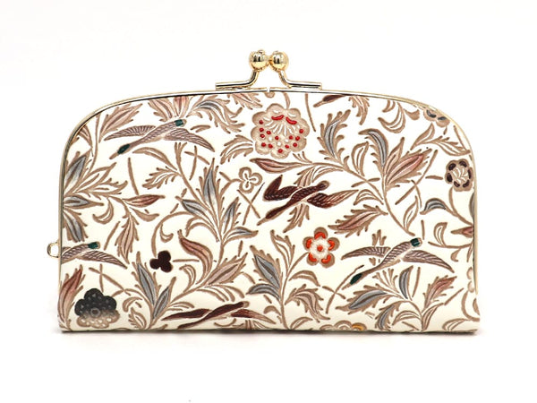 Geese (Brown) GAMAGUCHI Small Clasp Purse