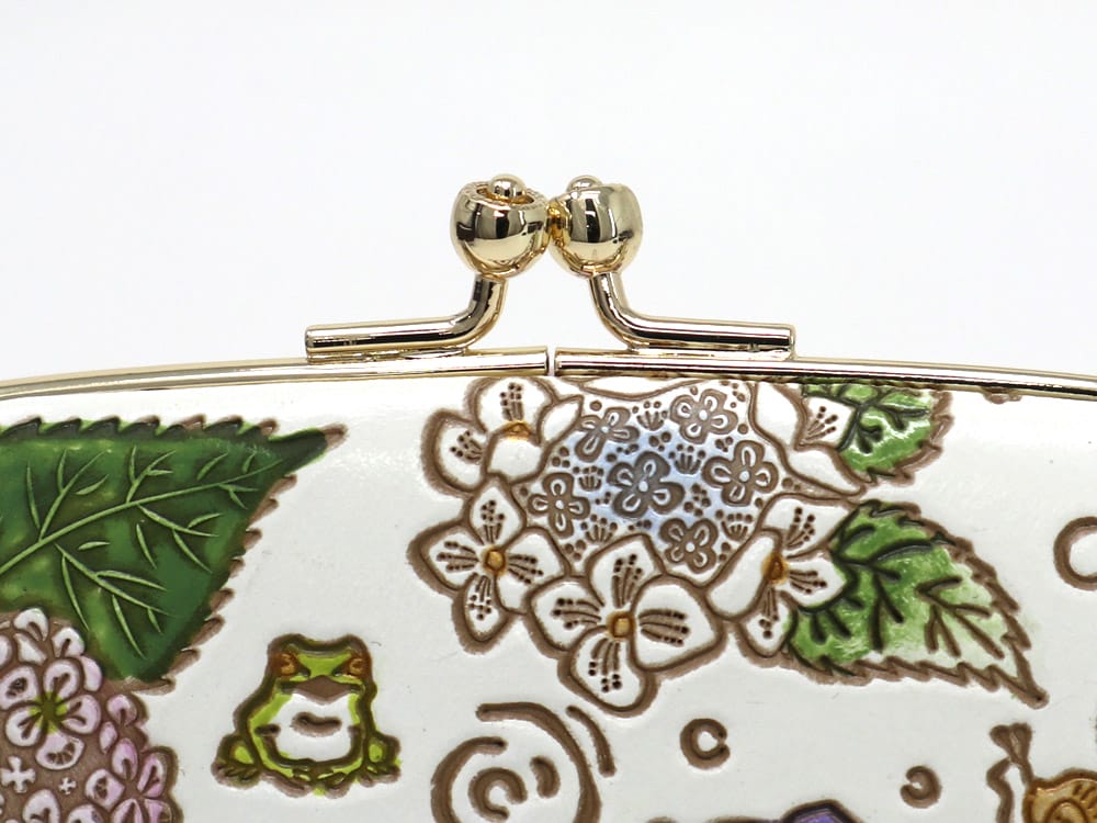 Hydrangeas GAMAGUCHI Small Clasp Purse