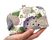 Hydrangeas GAMAGUCHI Small Clasp Purse