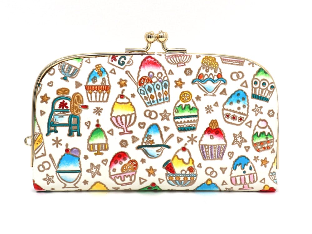 Shaved Ice GAMAGUCHI Small Clasp Purse