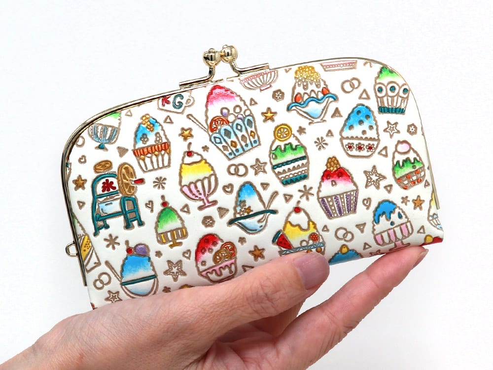 Shaved Ice GAMAGUCHI Small Clasp Purse
